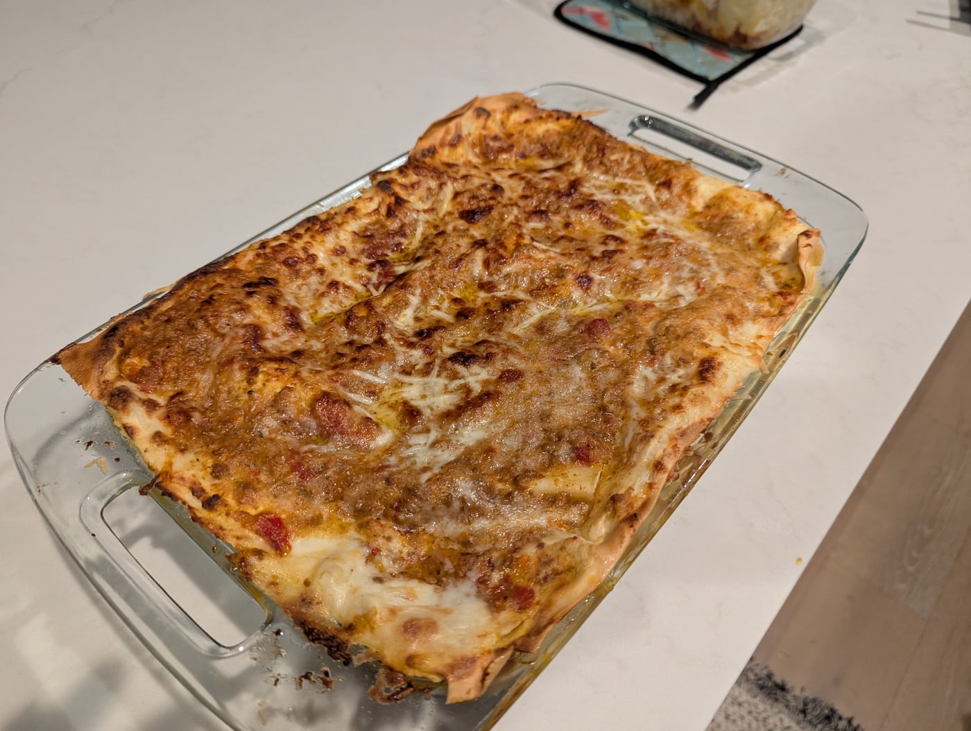 Lasagna close up