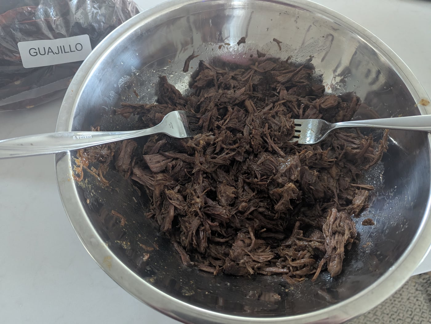 Shredded beef barbacoa