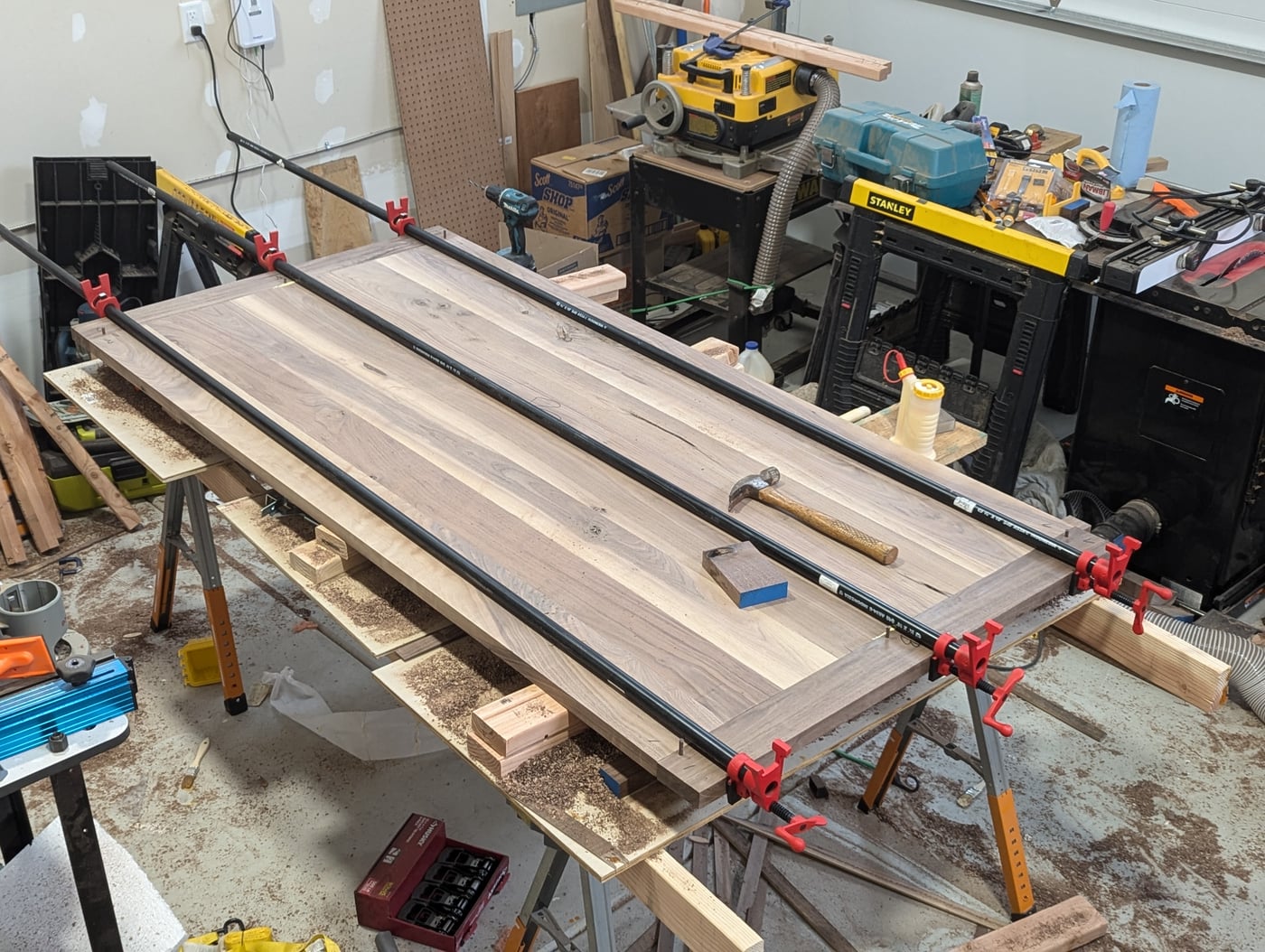Clamping setup