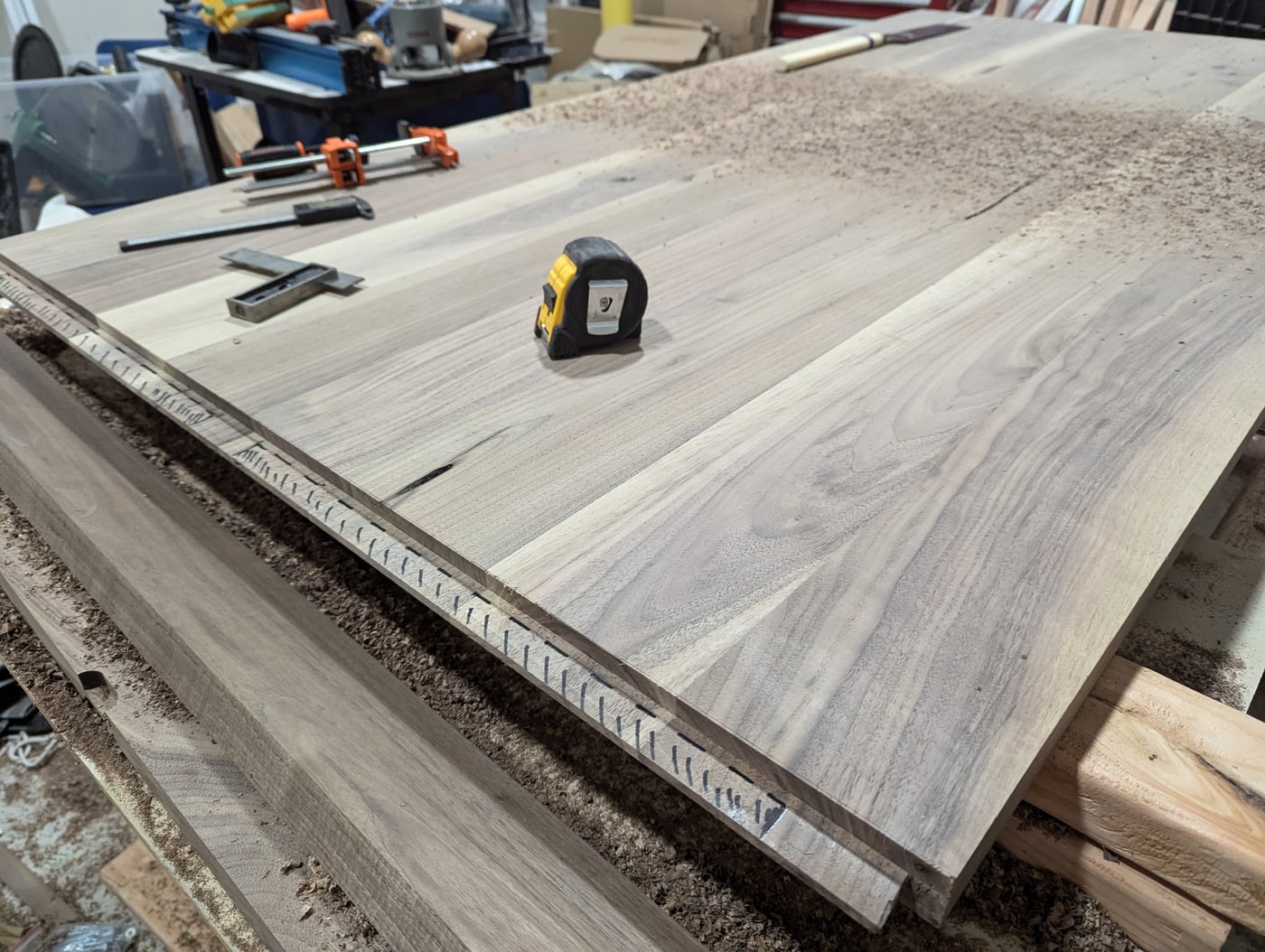 Cutting the haunched tenon