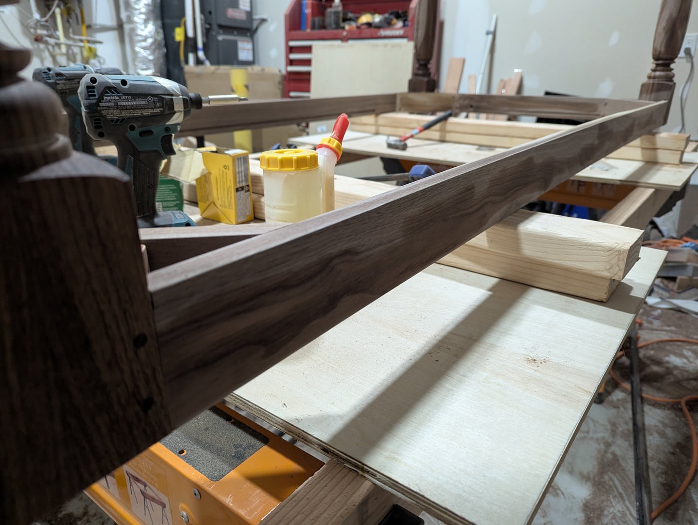 Building the table apron