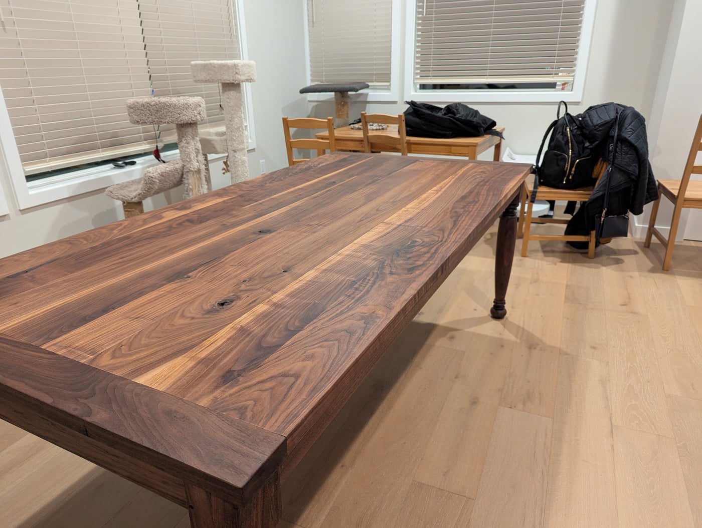 Dining table in the house