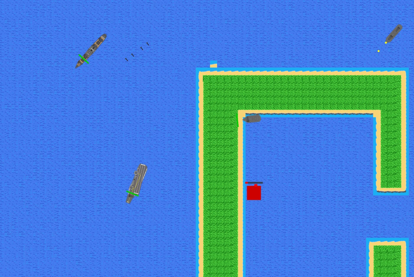 2D Overhead Naval Game